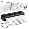 Imprimante portable sans fil Phomemo pour le voyage, imprimante thermique Bluetooth M832, imprimante mobile sans encre compatible papier thermique 8,5'' x 11'' et A4, compatible iPhone, Android et ordinateur portable pour bureau, voiture et maison
