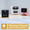 Phomemo 60x86mm Thermische etiketten met gouden golfpatroon voor M200/M220/M221 - 3 rollen