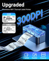 Imprimante d'étiquettes d'expédition WiFi Phomemo 4x6, 344WF Imprimante thermique WiFi pour petites entreprises, créateur d'étiquettes postales, compatible avec Ebay, Etsy, Shopify, Amazon, USPS