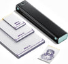 Imprimante de tatouage Phomemo M08F avec 150 feuilles de papier transfert, imprimante thermique pour tatouage | Imprimante de pochoirs pour formats A4, A5 et largeur 80 mm, compatible smartphone et PC, noir vert, imprimante standard