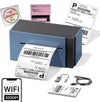 Imprimante d'étiquettes d'expédition WiFi Phomemo 4x6, 344WF Imprimante thermique WiFi pour petites entreprises, créateur d'étiquettes postales, compatible avec Ebay, Etsy, Shopify, Amazon, USPS