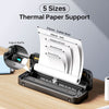 Phomemo Portable Printer, [Upgrade] M832 Inkless Printer, Bluetooth Portable Wireless Printer for Travel, 8.5''x 11'' Thermal Printer Supports Multiple Sizes for Home, Office, Car, Compatible with Phone & Laptop
