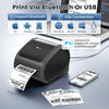 Phomemo D520BT Zelfklevende Labelprinter, 4x6 Verzendlabelprinter, Thermische Printer via Bluetooth of USB-verbinding, Compatibel met Amazon, Ebay, Etsy, Ups, Wish, Shopify