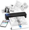 Phomemo M834 A4 Thermal Printer – Portable A4 Printer for Travel, Office, School, and Home; Compatible with Smartphones and Computers; Includes Carrying Case and 4 Rolls of Thermal Paper.