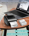 Phomemo verzendetikettenprinter inclusief 3 rollen van 250 etiketten in 4 x 6 | Bluetooth-etikettenprinter voor DHL, labelprinter 4x6, thermische printer compatibel met Amazon, DHL, Vinted, Etsy, UPS, FedEx, DPD, standaardprinter