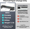 Phomemo Portable Printer, [Upgrade] M832 Inkless Printer, Bluetooth Portable Wireless Printer for Travel, 8.5''x 11'' Thermal Printer Supports Multiple Sizes for Home, Office, Car, Compatible with Phone & Laptop