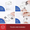 Phomemo Runde Transparente Holografisch Thermolabel für M110/M120/M150/M200/M220/M221/M250/M421/M20Pro/M110N