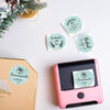 Phomemo 50x50mm Round Gradient Flower Thermal Label for M110/M120/M150/M200/M220/M221/M250/M421/M20Pro/M110N