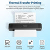 Phomemo 2 rollen exclusief thermisch transferlint voor P831 draagbare printer