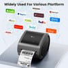Phomemo D520BT Zelfklevende Labelprinter, 4x6 Verzendlabelprinter, Thermische Printer via Bluetooth of USB-verbinding, Compatibel met Amazon, Ebay, Etsy, Ups, Wish, Shopify