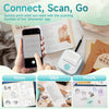 Phomemo Q02 Mini Sticker Printer, Pocket Thermal Printer for Study, Notes, Photos, Journals, Portable Label Printer Compatible with iOS and Android, Green