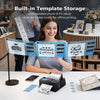 Phomemo 300DPI 4" Touchscreen Wi-Fi 4x6 Thermal Shipping Label Printer PM643, Wireless AirPrint Thermal Printer with Label Holder, One-Click Reprint and Built-in Template Storage for Small Business, Standard Printer