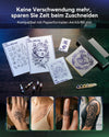 Phomemo M08F Tattoo Printer with 150 Sheets of Transfer Paper, Thermal Tattoo Printer | Tattoo Stencil Printer for A4, A5, and 80mm Width, Compatible with Smartphone & PC, Black Green, Standard Printer