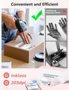 Phomemo 241BT Thermische Bluetooth-etikettenprinter 4x6, DHL Zelfklevende Bluetooth-etikettenprinter met 150mm/s printsnelheid - Via USB Bluetooth, voor DHL, UPS, Amazon, Ebay, Shopify