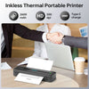 Phomemo Portable Printer, [Upgrade] M832 Inkless Printer, Bluetooth Portable Wireless Printer for Travel, 8.5''x 11'' Thermal Printer Supports Multiple Sizes for Home, Office, Car, Compatible with Phone & Laptop