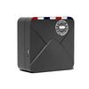 Black Phomemo M02S inkless pocket printer, a high-quality device capable of printing various thermal stickers.