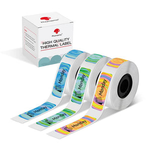 Phomemo 12 x 40 mm Thermoetiketten für D30/D35/Q30/Q30S - 3 Rolls