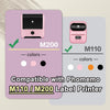 45 X 60mm Square White For M110/M120/M200/M220/M221 - 3 Rolls - Phomemo