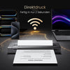 Phomemo G100 Pro AirPrint Tragbarer Drucker A4 Kit Kabellos für Reisen mit Tasche