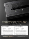 Phomemo G100 Pro AirPrint Tragbarer Drucker A4 Kit Kabellos für Reisen mit Tasche