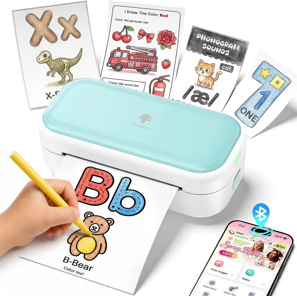 Phomemo M03C Mini-Drucker für Lernkarten