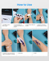 Papel de transferencia para tatuajes Phomemo para impresoras de tatuajes M08F/TP81/TP83