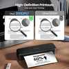 Phomemo M834 A4 Thermal Printer – Portable A4 Printer for Travel, Office, School, and Home; Compatible with Smartphones and Computers; Includes Carrying Case and 4 Rolls of Thermal Paper.