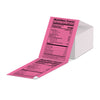 Phomemo 4x6 Fanfold Direct Thermal Shipping Label (500 Labels) | Rose Red