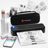 Phomemo M834 Thermodrucker A4, Mobiler Drucker A4 für Unterwegs, Büro, Schule, Zuhause, Kompatibel mit Smartphones und Computern, Tragbarer Drucker mit Tragetasche und 4 Rollen Thermopapier