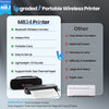 Phomemo M834 A4 Thermal Printer – Portable A4 Printer for Travel, Office, School, and Home; Compatible with Smartphones and Computers; Includes Carrying Case and 4 Rolls of Thermal Paper.